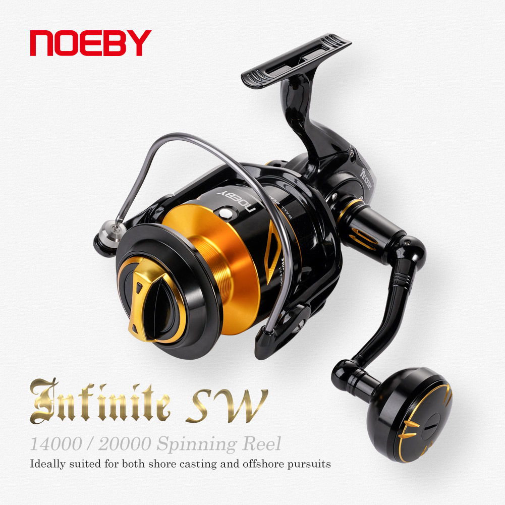 NOEBY Infinite Heavy Duty Salt - đánh giá và giá Surf Reel